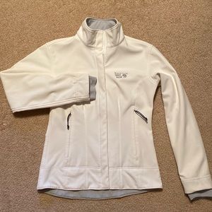 Mountain Hardwear white jacket, women’s small, great Spring jacket!